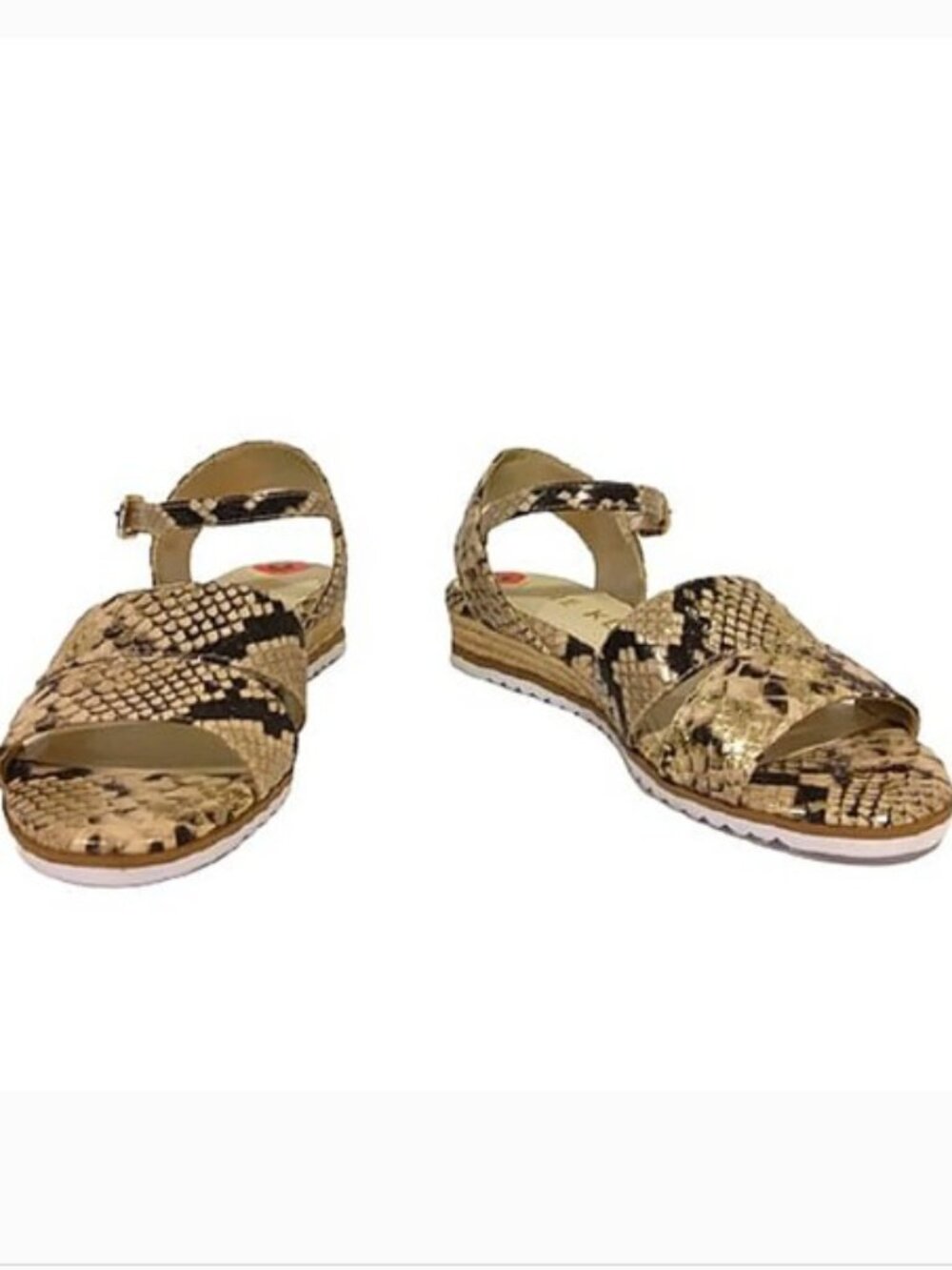 Anne Klein "Nadina" Iflex Snakeskin Print Sandal NEW- Sz. 6